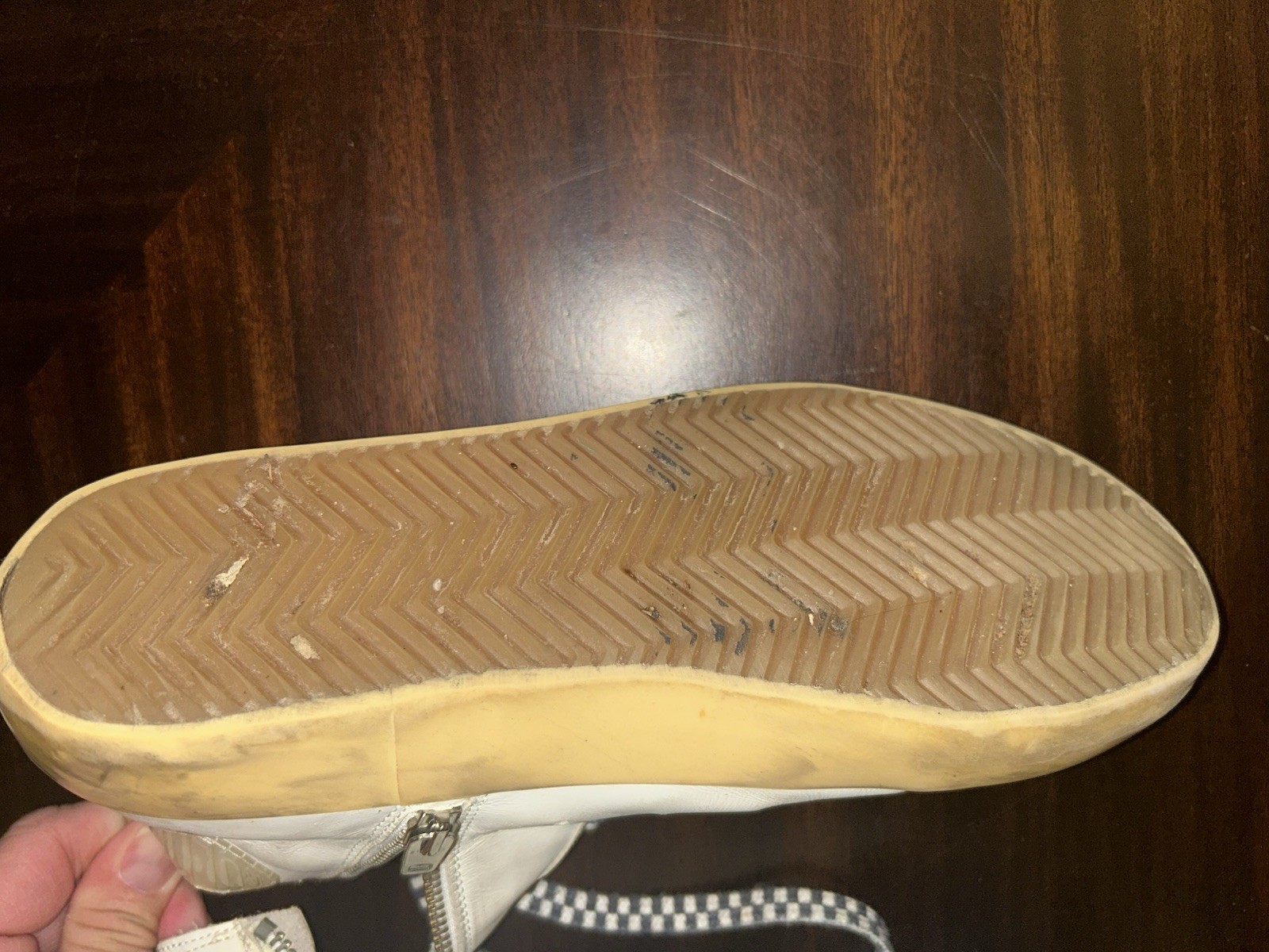 Golden Goose Francy Sneakers Size 38 White and Silver