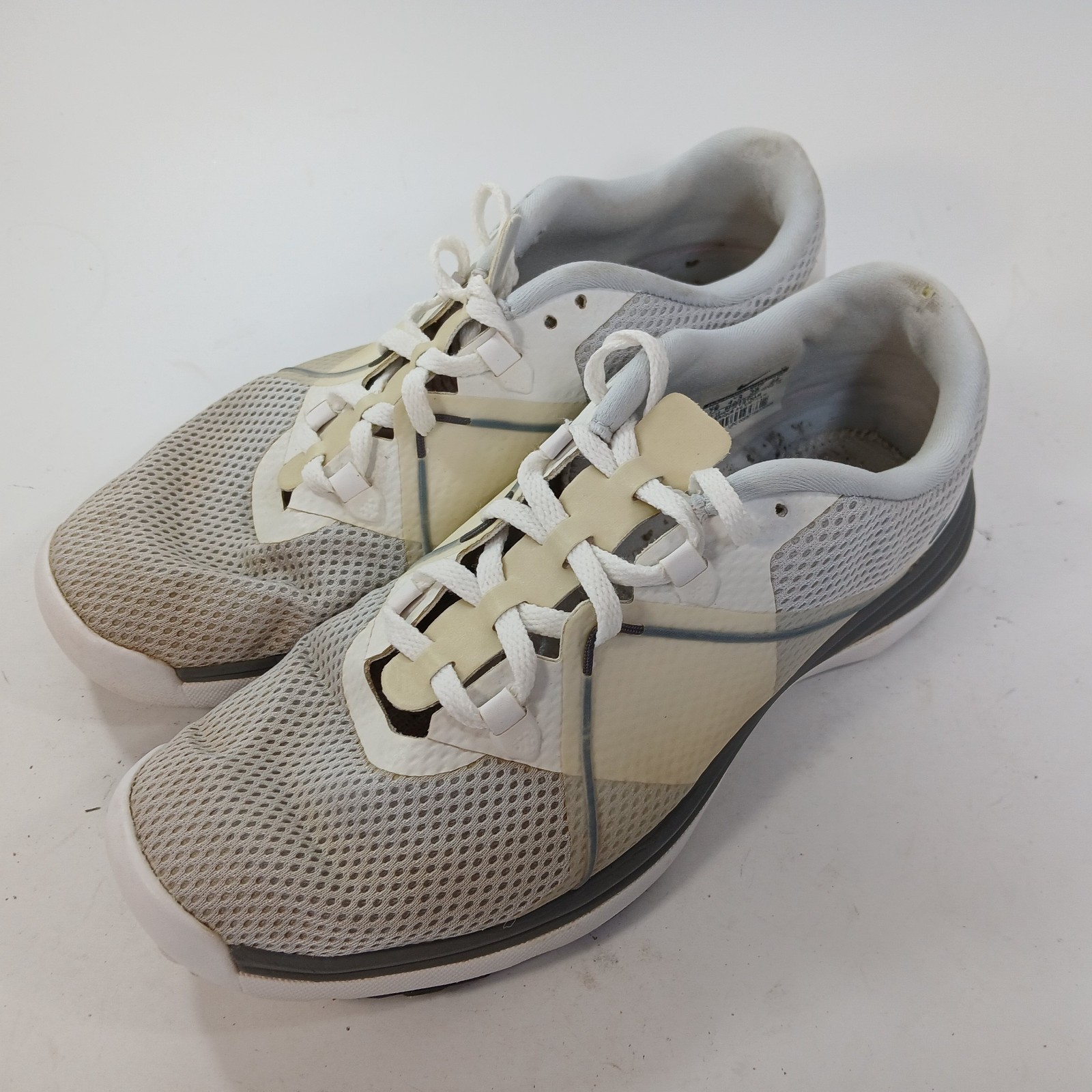 NIKE Lunar Summer Lite 2 Golf Shoes Sz 7 W White Gray 628541-002