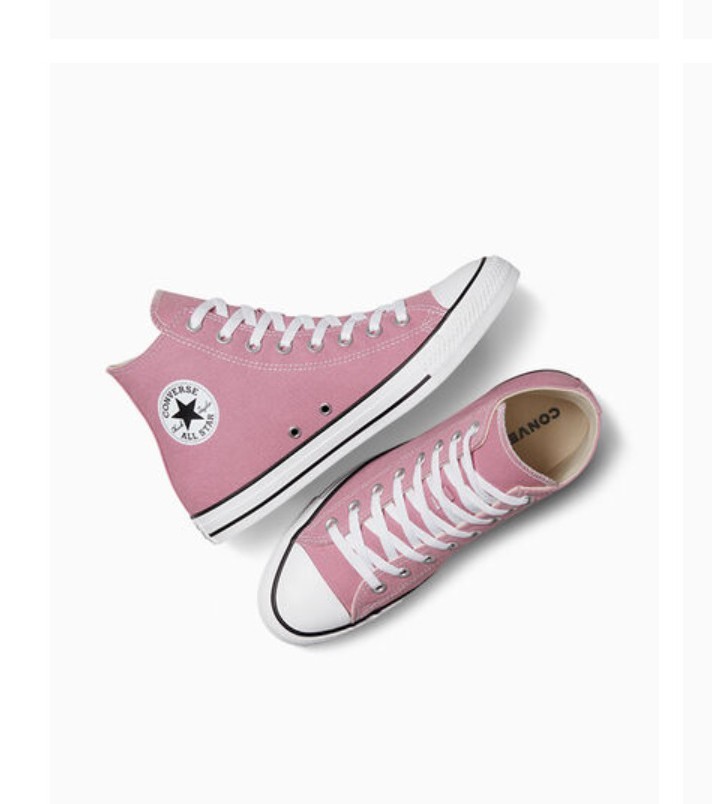 Converse CHUCK TAYLOR All Star High Top Cliffside Rose Pink Canvas Sneakers
