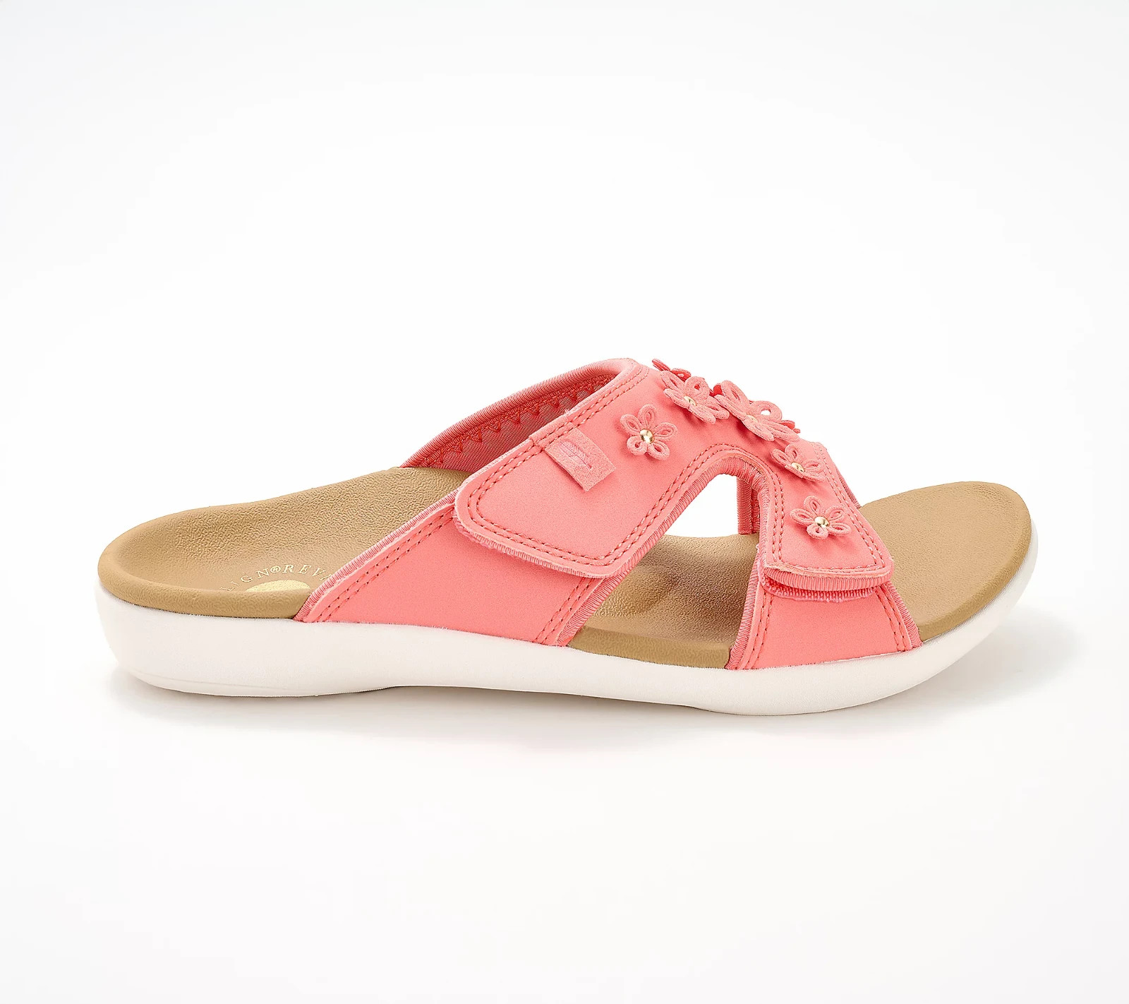 Revitalign Orthotic Floral Slide Sandals-Kholo Hamptons-Desert Flower-6M A680674