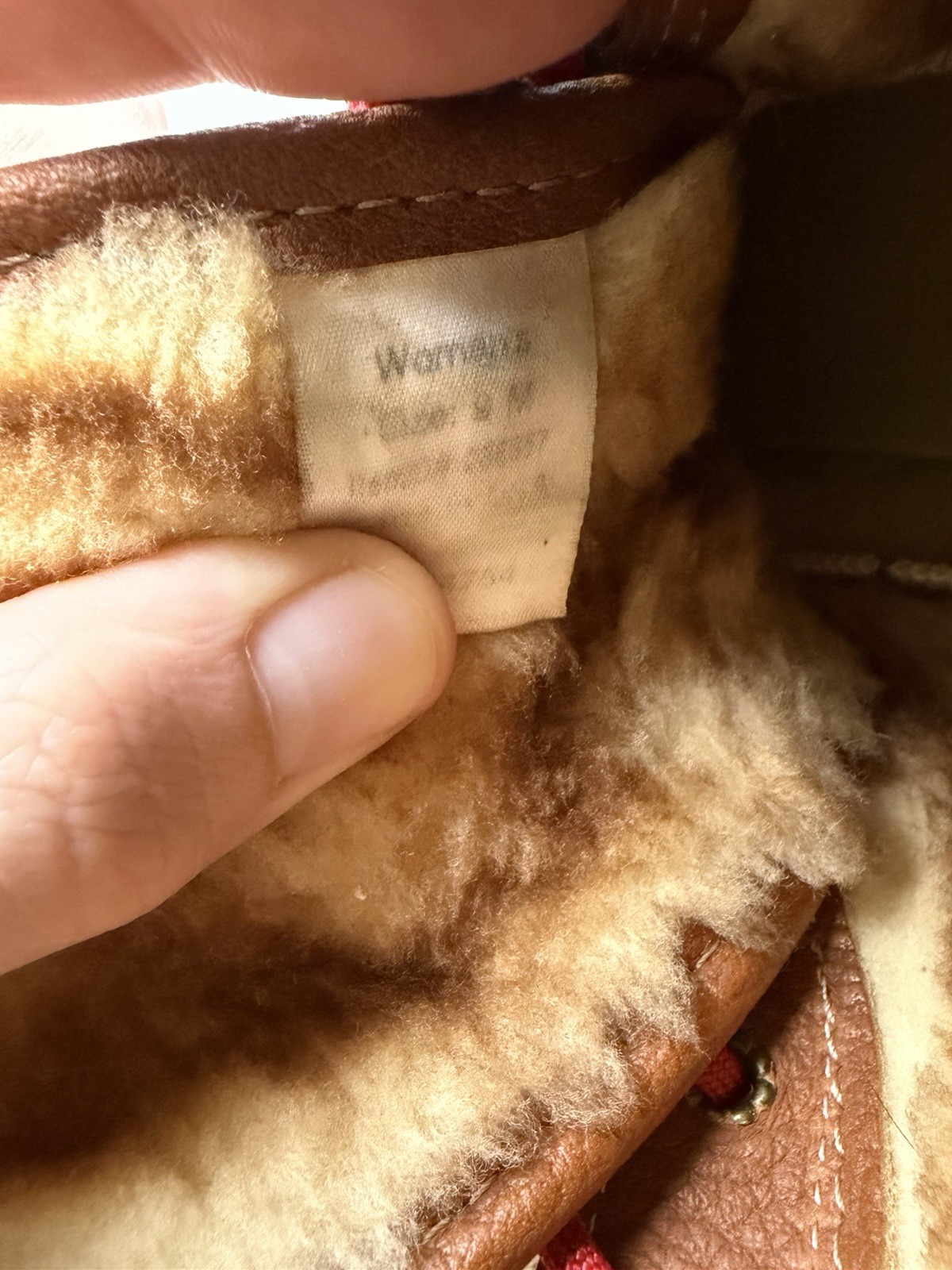 L.L.Bean Bean Boots Shearling Lined Brown Leather Duck Boots Made In Maine