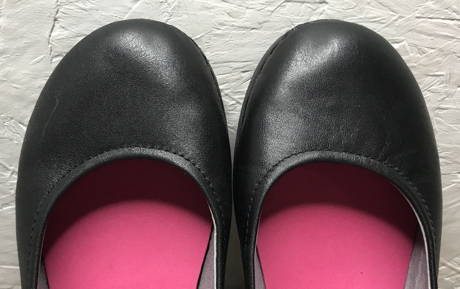 *See Description Alegria Petal Women’s Ballet Flats Black Leather Shoes Size 7.5