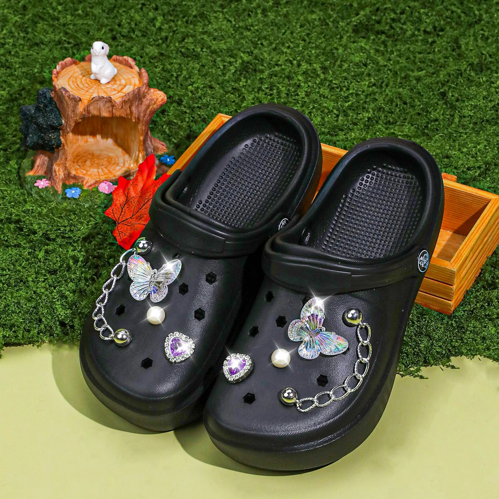 Ladies’ Clogs Outdoor and Indoor, Lightweight Two-way Wear Garden Shoes