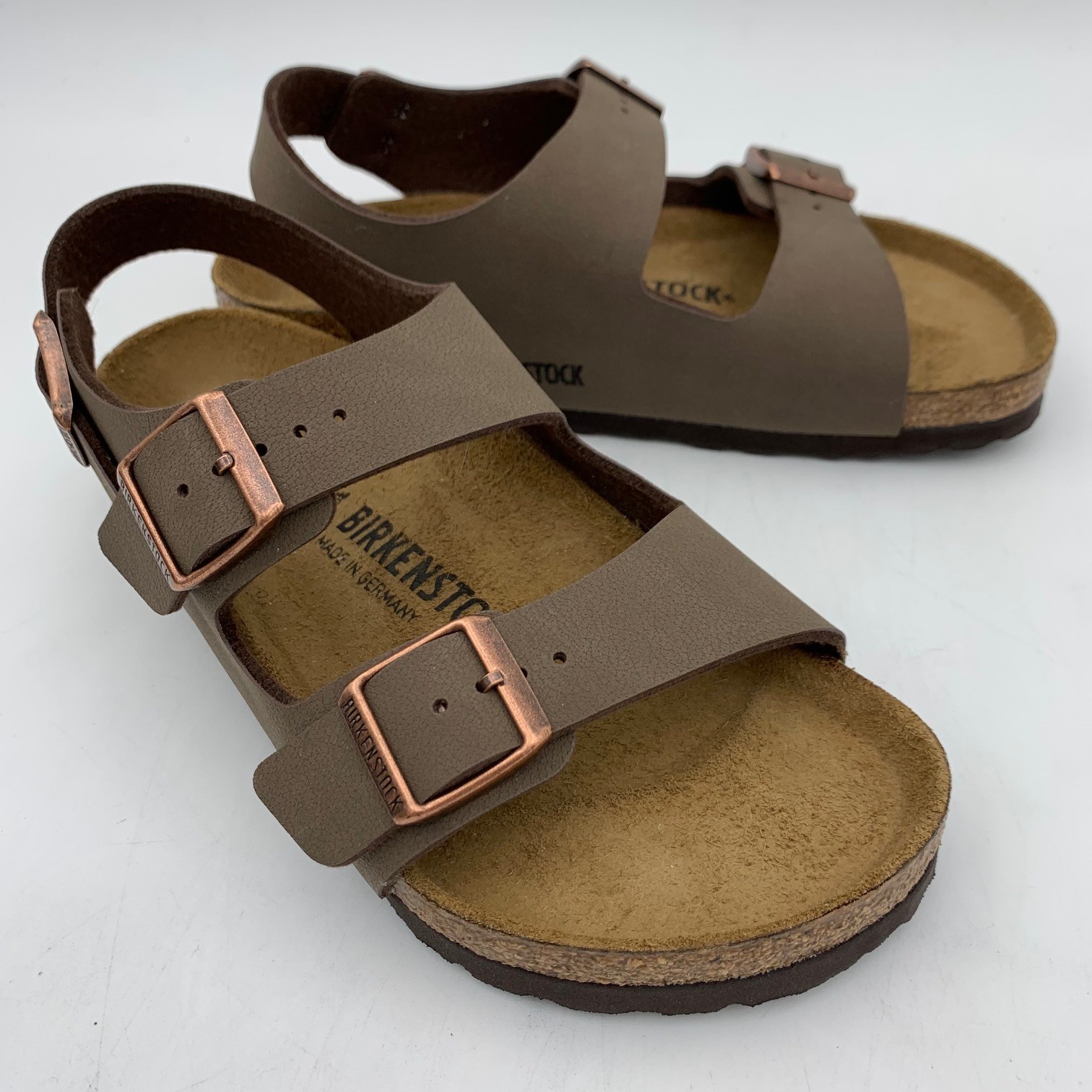 Birkenstock New w/ Box Milano Mocha Birkibuc Regular – Select Size 0634501