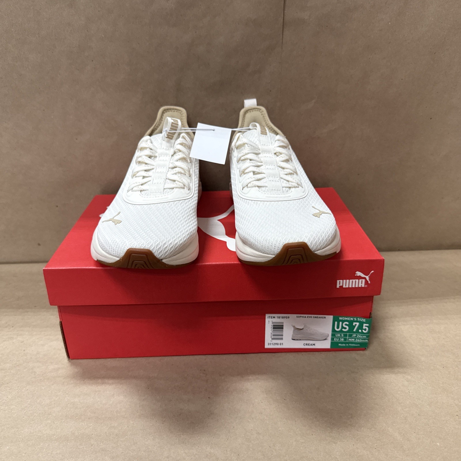 PUMA – Women’s White Softride Sophia Vital Running Shoes SEE DESCRIPTION