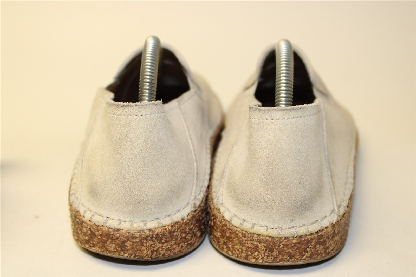 Birkenstock Callan Suede Slip On Loafers Womens 10 N 41 Mens 8 Light Beige Shoes