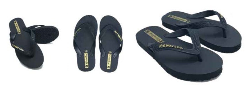 Swallow™(Gold ) Recycled Natural Rubber Thong Flip Flops Sandals ♻️🌏Unisex Surf