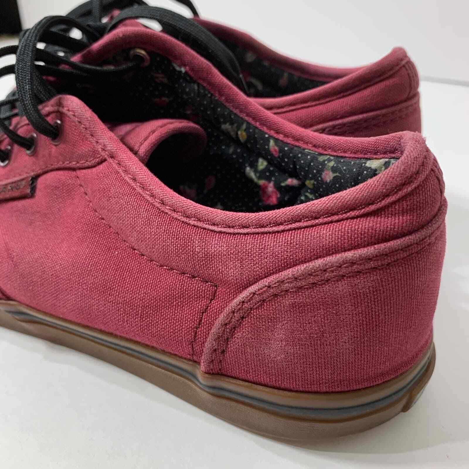 Vans Sneakers Cute and Comfy Burgundy and Black Size 8