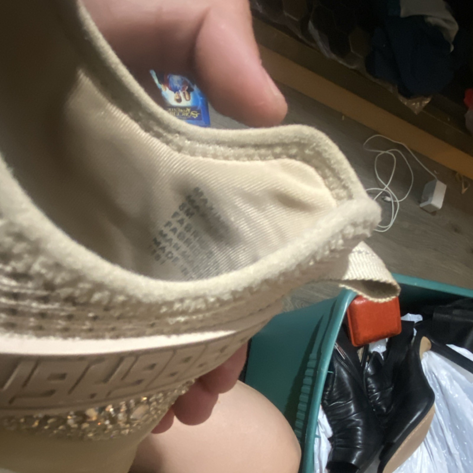 Steve Madden SM.NY90 Rhinestone Beige Women’s Sneakers