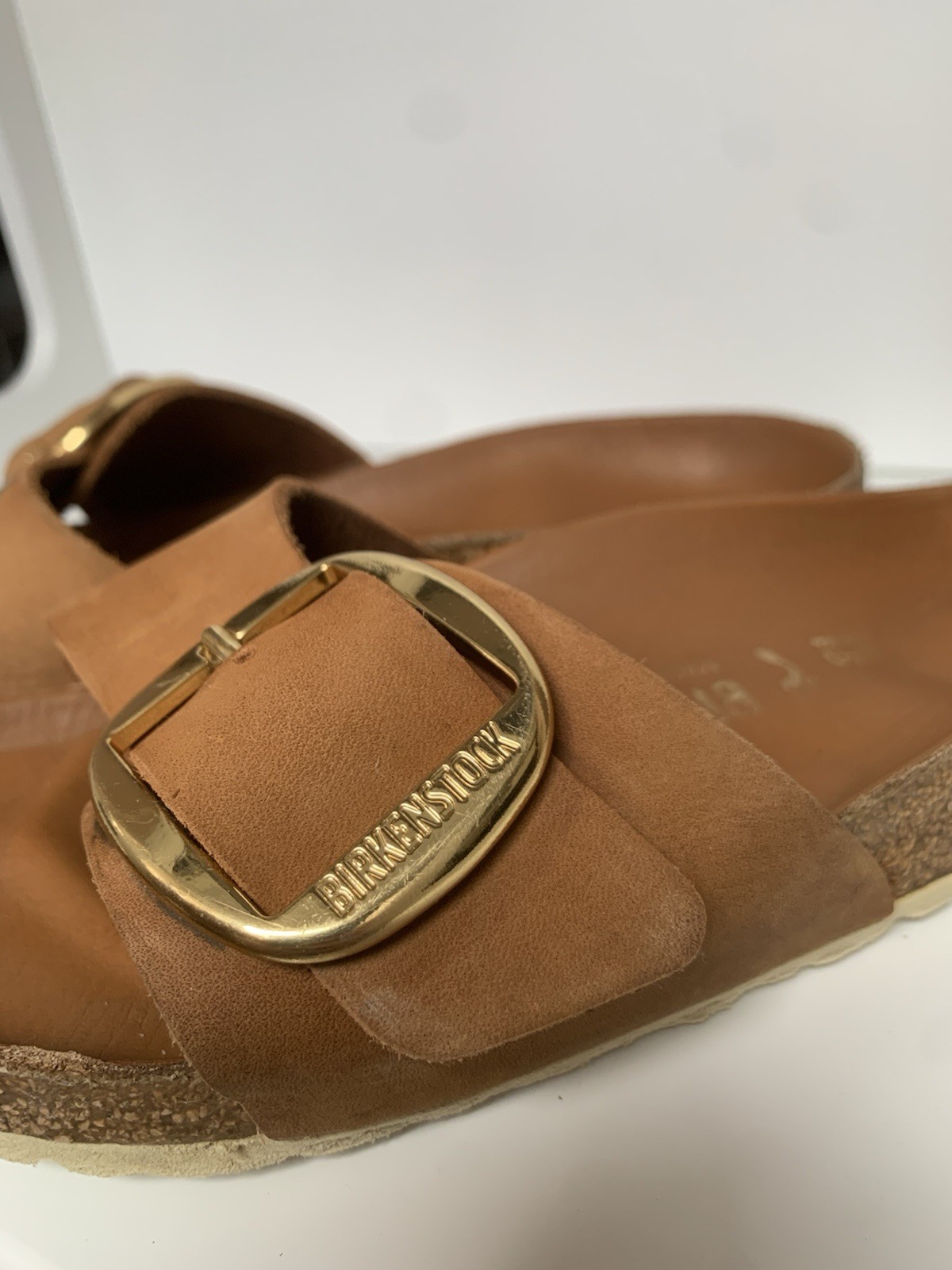 Birkenstock Madrid Big Buckle Leather Sandals EU 37 (24cm)
