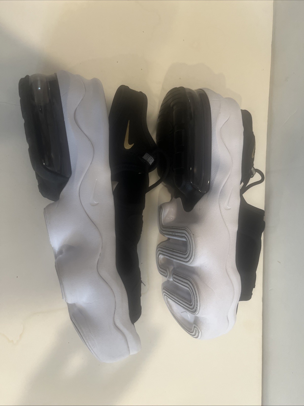 Nike Air Walk Platform Black And White Sandals Women’s Size 8