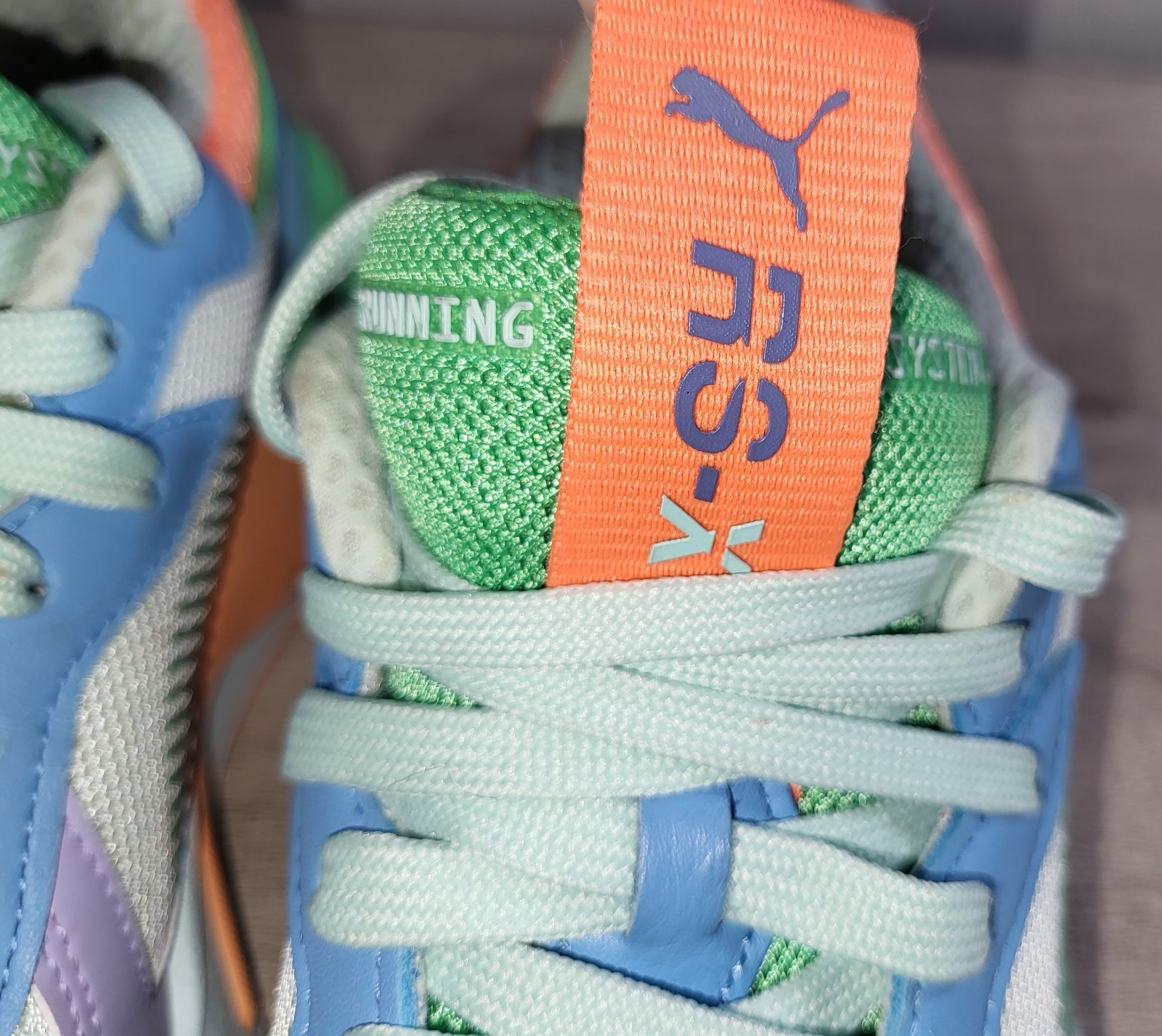 PUMA RS-X Running System Shoes Bonnie Blue Lavender 370750-08 Womens Sneakers 9