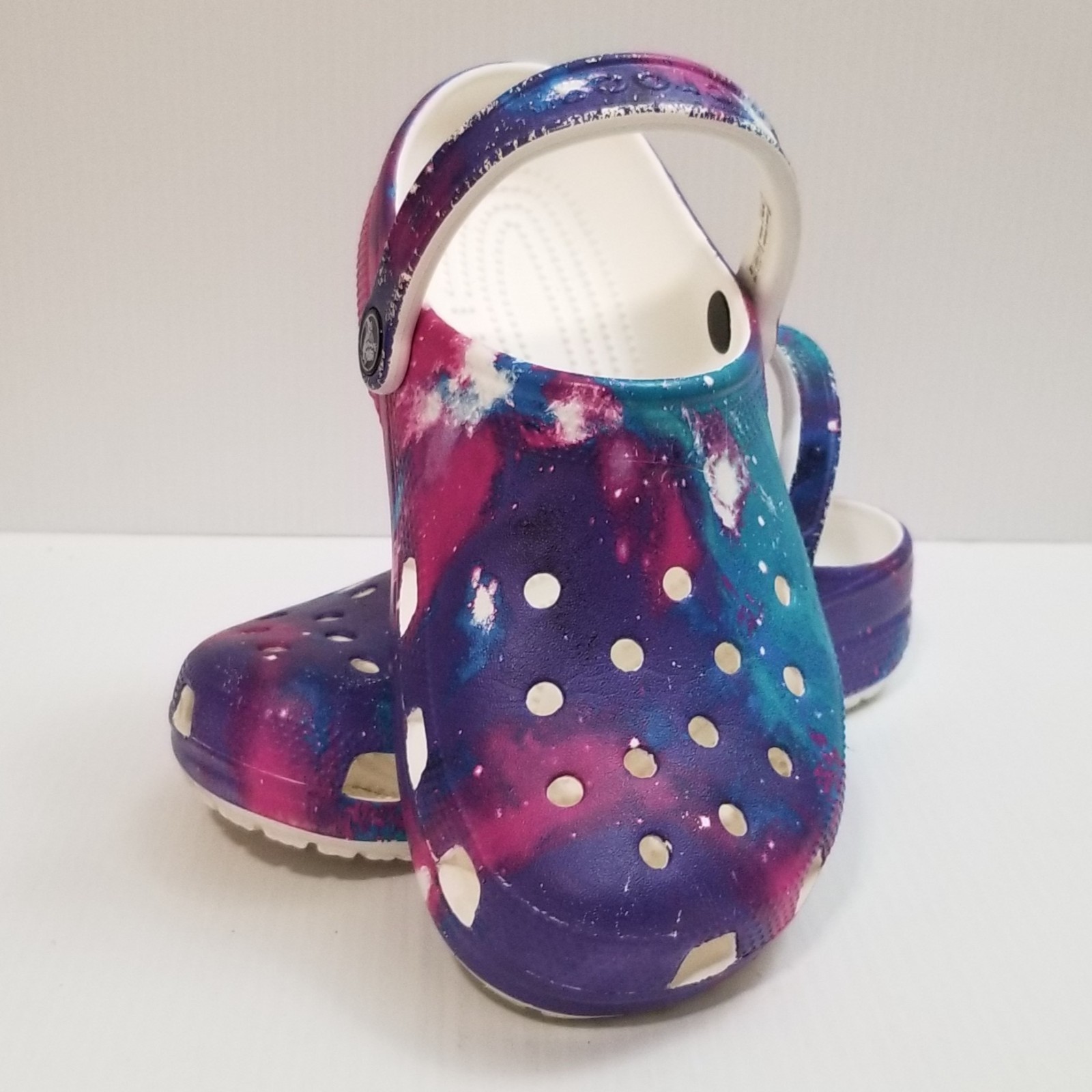 Crocs Baya Seasonal Printed Clog Galaxy Croc Sandals Men’s Size 5 Women’s 7