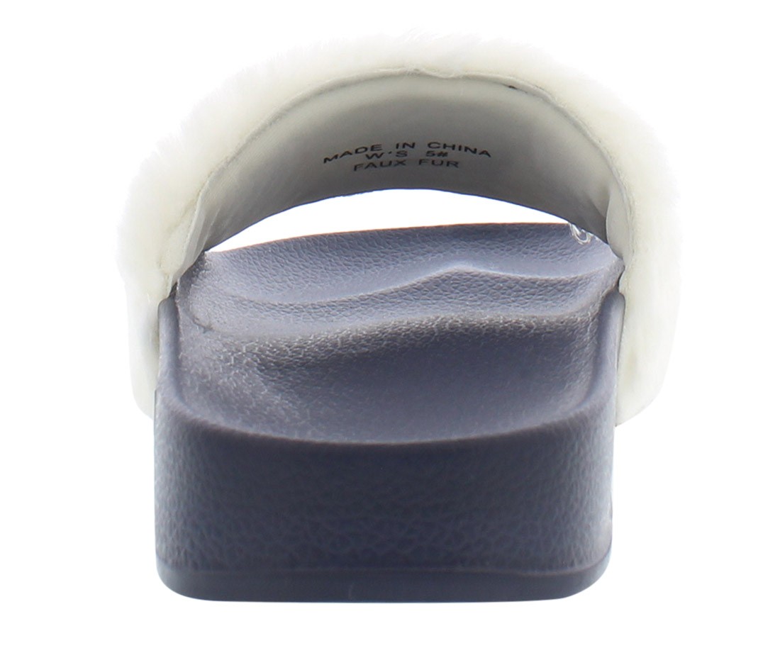 Fila Drifter Furry Collegiate Slide Womens Shoes