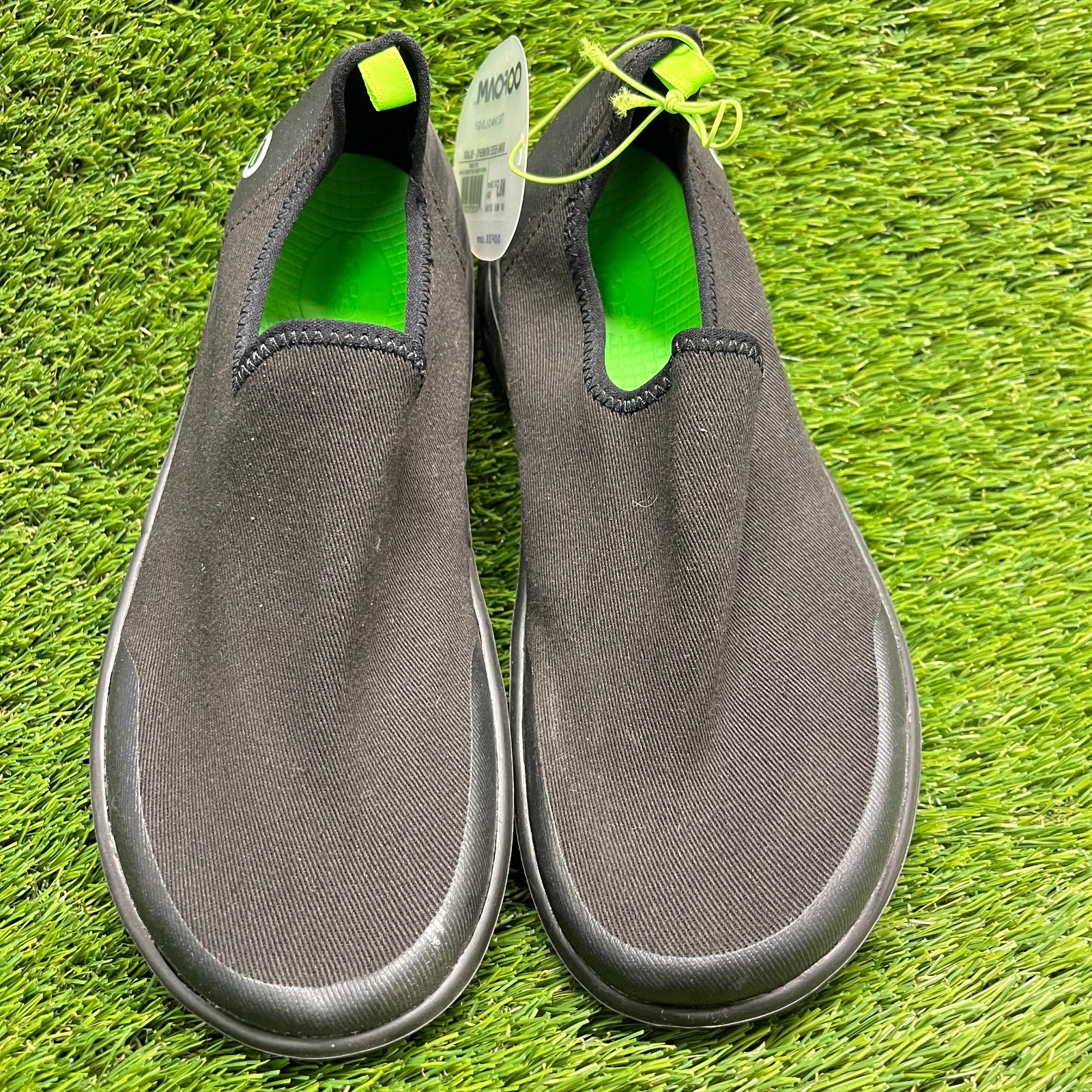 OOFOS OOmg eeZee Low Womens Size 8.5 Black Casual Walking Slip On Recovery Shoes