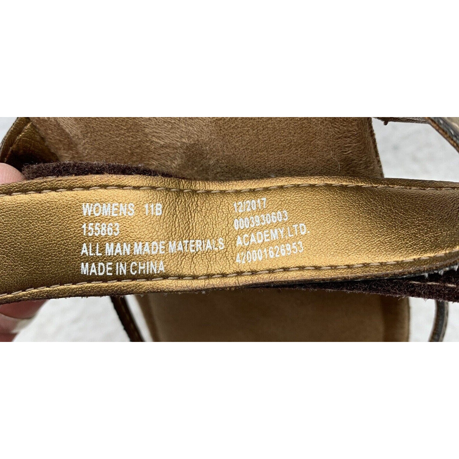 Magellan Outdoors Sandals Womens 11 Strappy Flip Flop Thong Tan Brown Summer