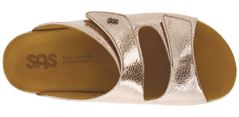 SAS Cozy Sandal Copper 7.5 Medium Comfort Slide, Women’s Shoes New In Box Save $