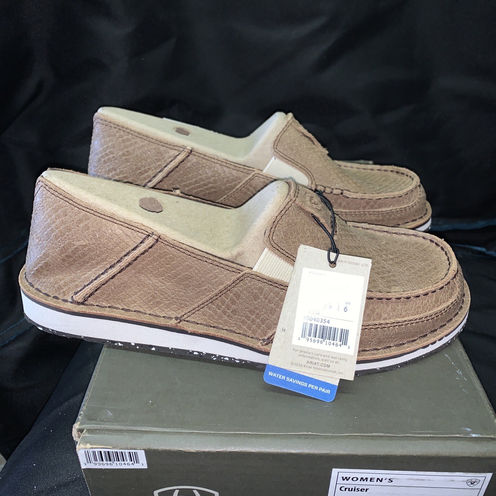 Ariat® Ladies Cruiser Naturally Brown Snake Print Shoes 10040354