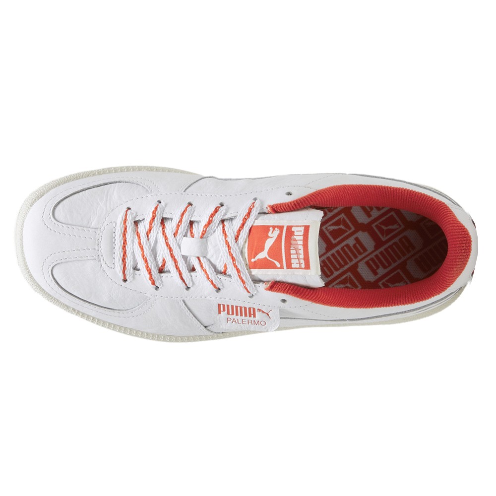PUMA Palermo Lady Court Lace Up Womens White Sneakers Casual Shoes 39725301