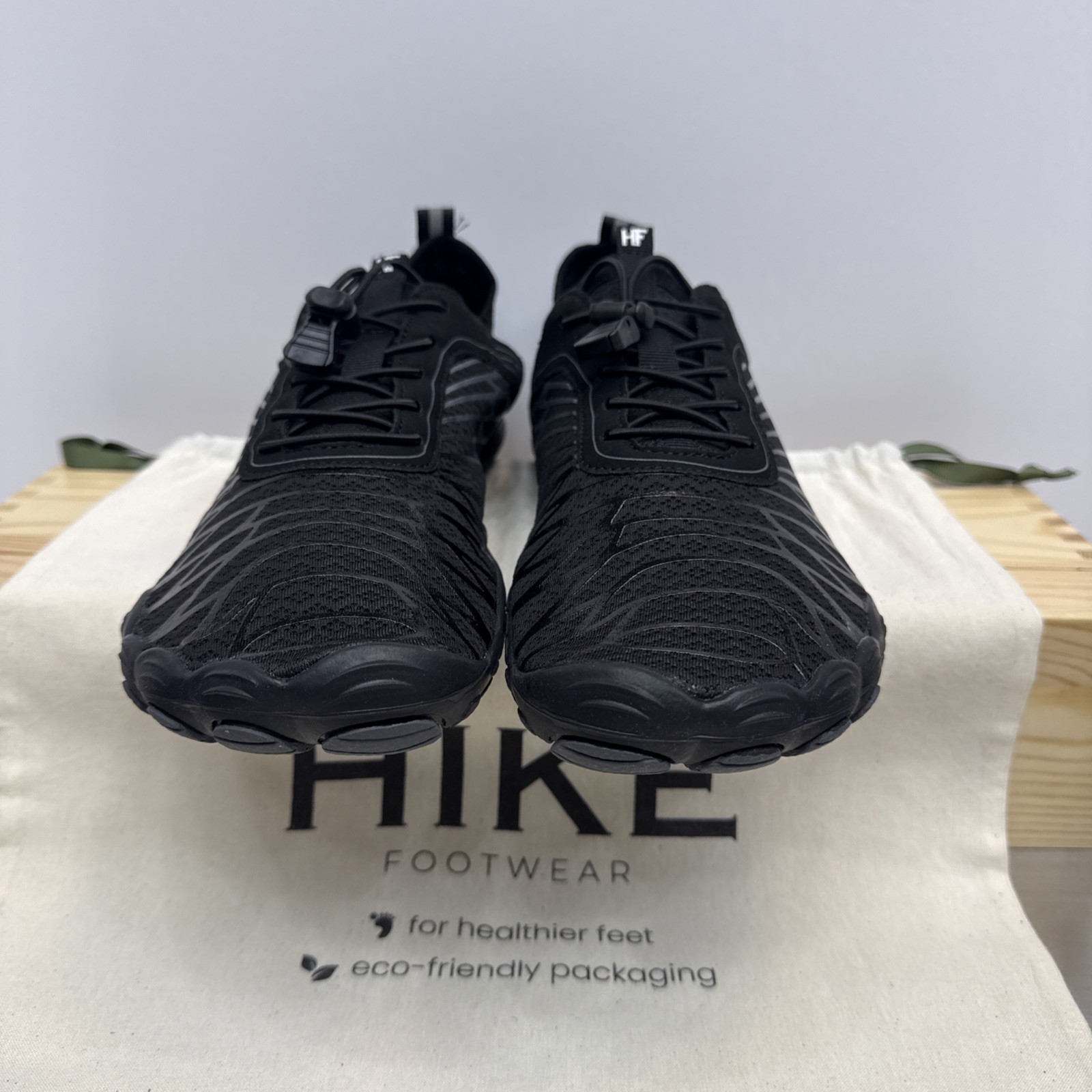 NWT Hike Footwear Shoe Lorax Pro Barefoot Black/Grey EU42 Women 11-11.5Men 9-9.5