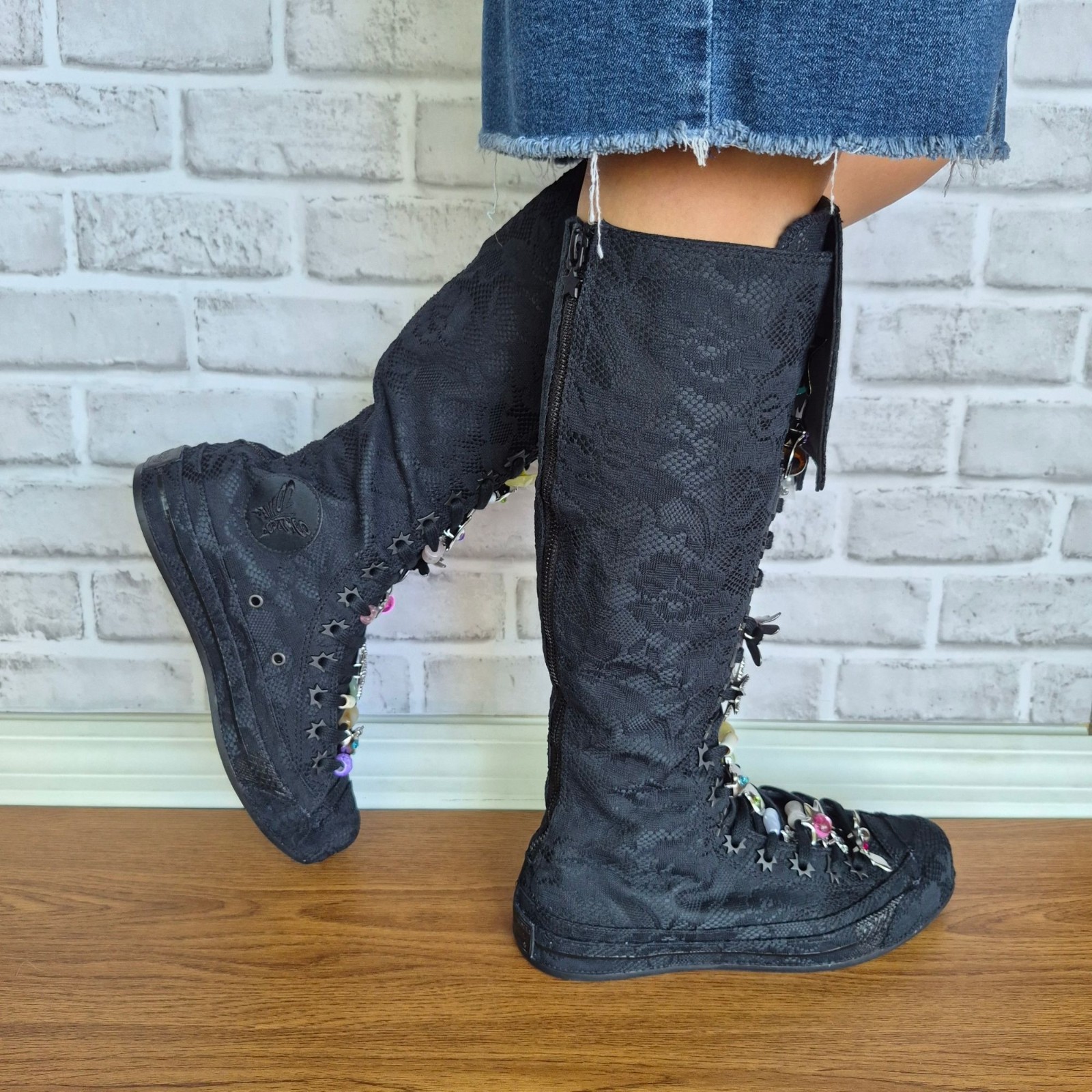 ⭐Collina Strada x Converse Chuck 70 XXHi Sz 11 Women Boots Sneaker Black A19050C
