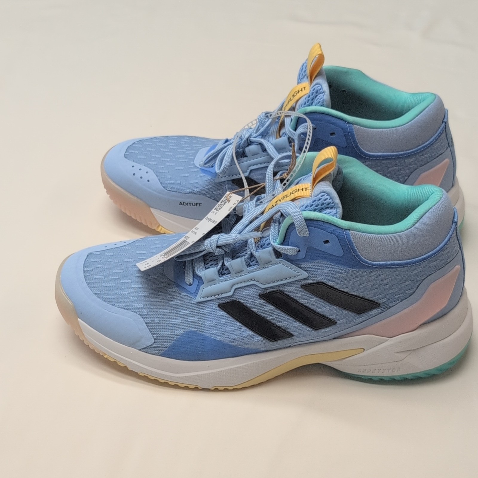 adidas Crazyflight 6 Mid Women’s Indoor Volleyball Glow Blue, Sz 8 1/2. HP7032