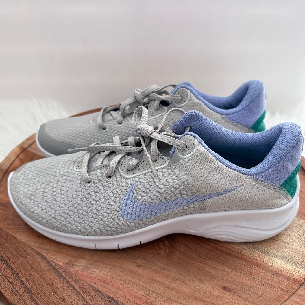 Nike Flex Experience RN 11 Wmns Running Shoes Gray Blue Green Size 11 DD9283 005