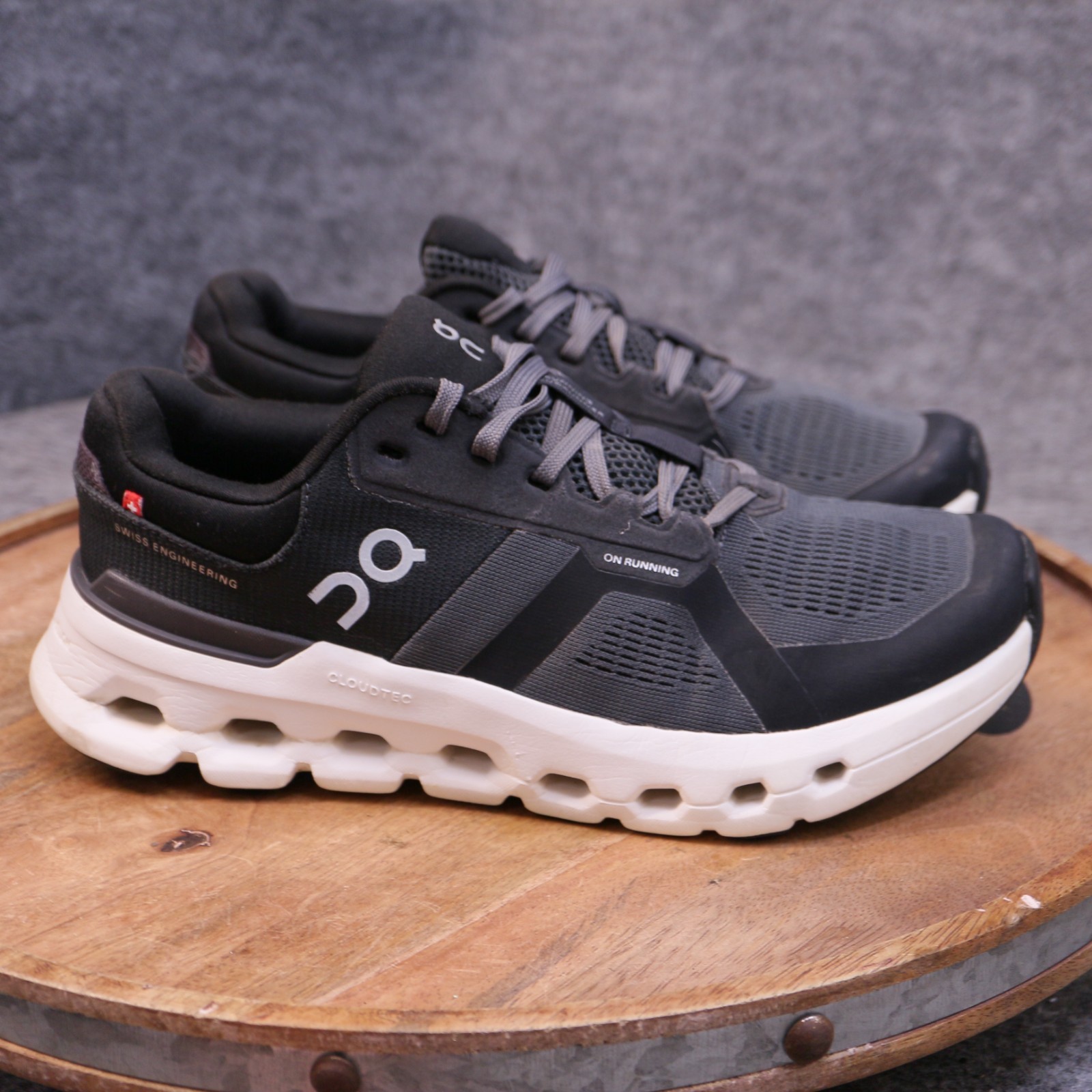 On Cloudrunner 2 Eclipse Black Womens Size 7.5 US Running Walking Shoes Sneakers