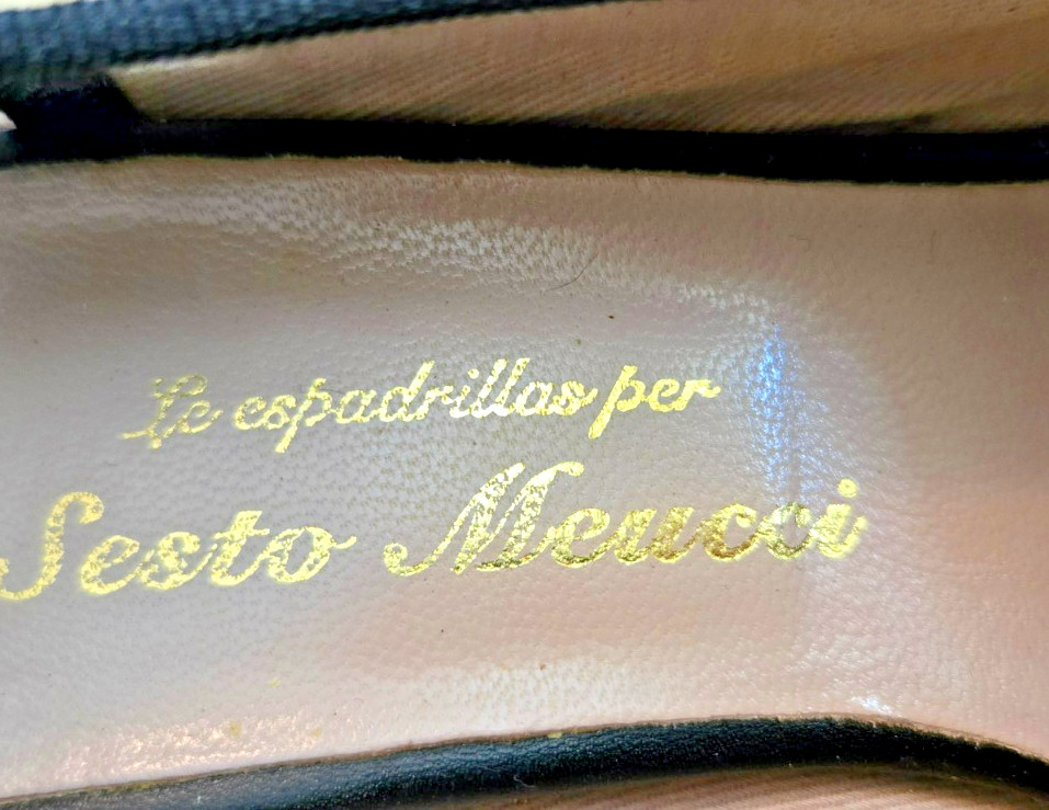 La Badia Firenze Women’s Wedge Sesto Meucci Espadrilles Heels Made in Italy 9M