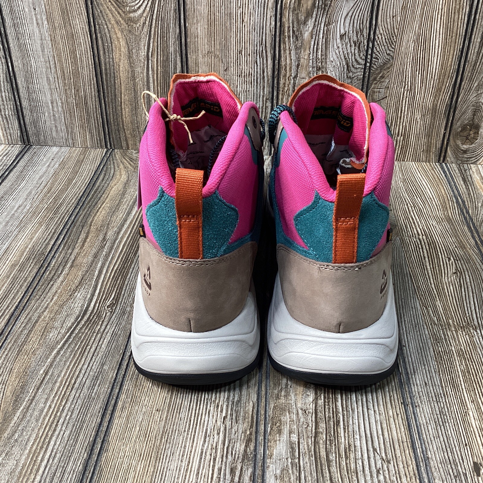 Teva Womens Waterproof Geotrecca Rp Multicolored Hiking Boots US Size 12.5 *NEW*