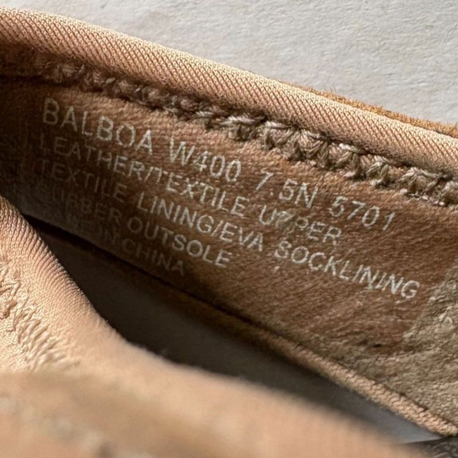 Abeo Balboa W400 Tan Leather Flip Flop Sandals Orthotic Women’s Size 7.5N