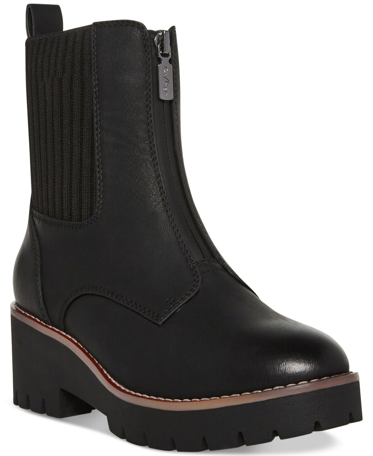 Aqua College Women’s DREAM ZIP Black Moto-Inspired Waterproof Booties | 9.5M
