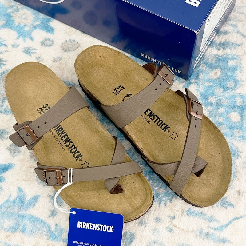 Birkenstock Mayari Mocha Birkibuc Women’s Shoes Casual Thong Sandals