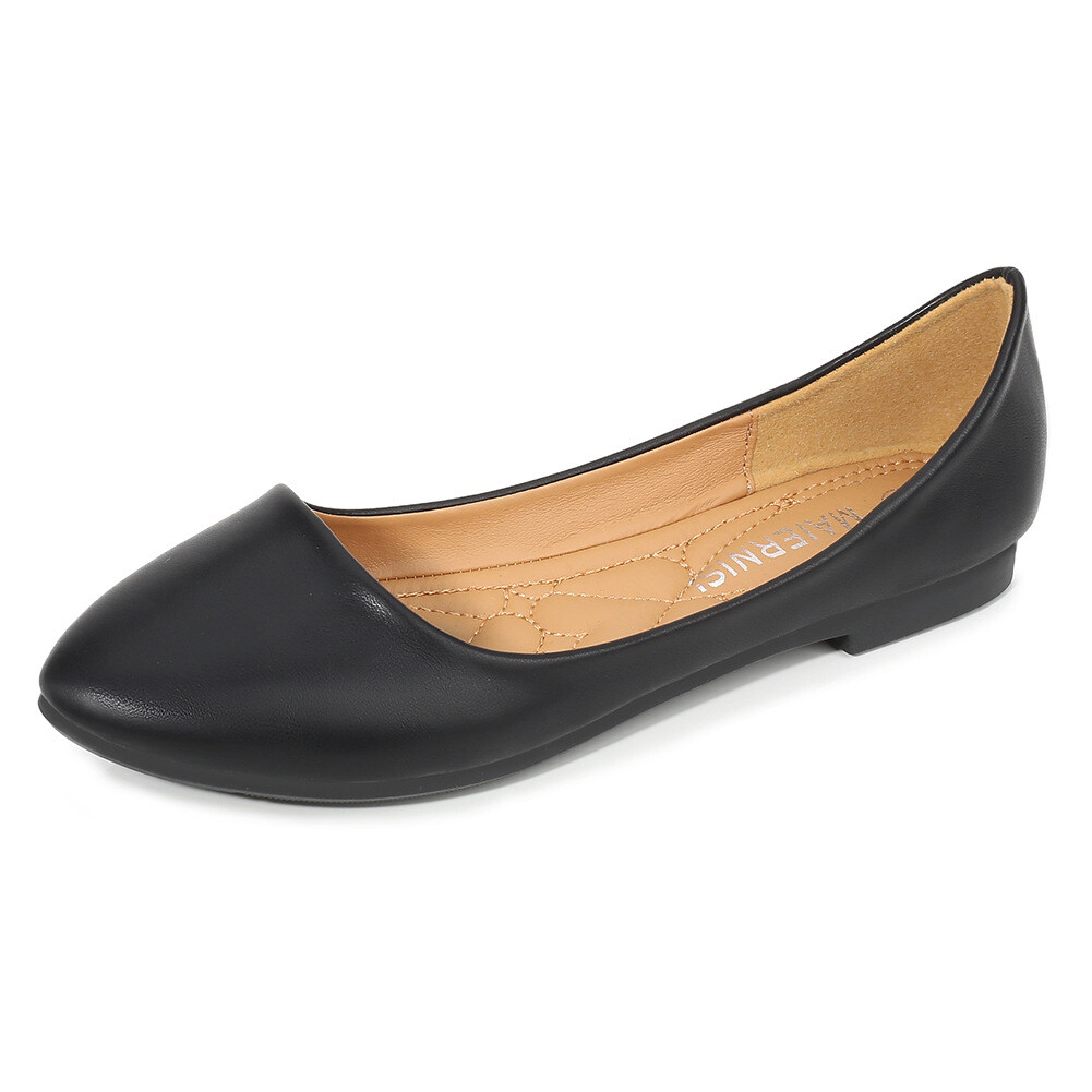 Women’s Classic Casual Slip On Soft Flats Round Toe Comfortable Breathable Shoes