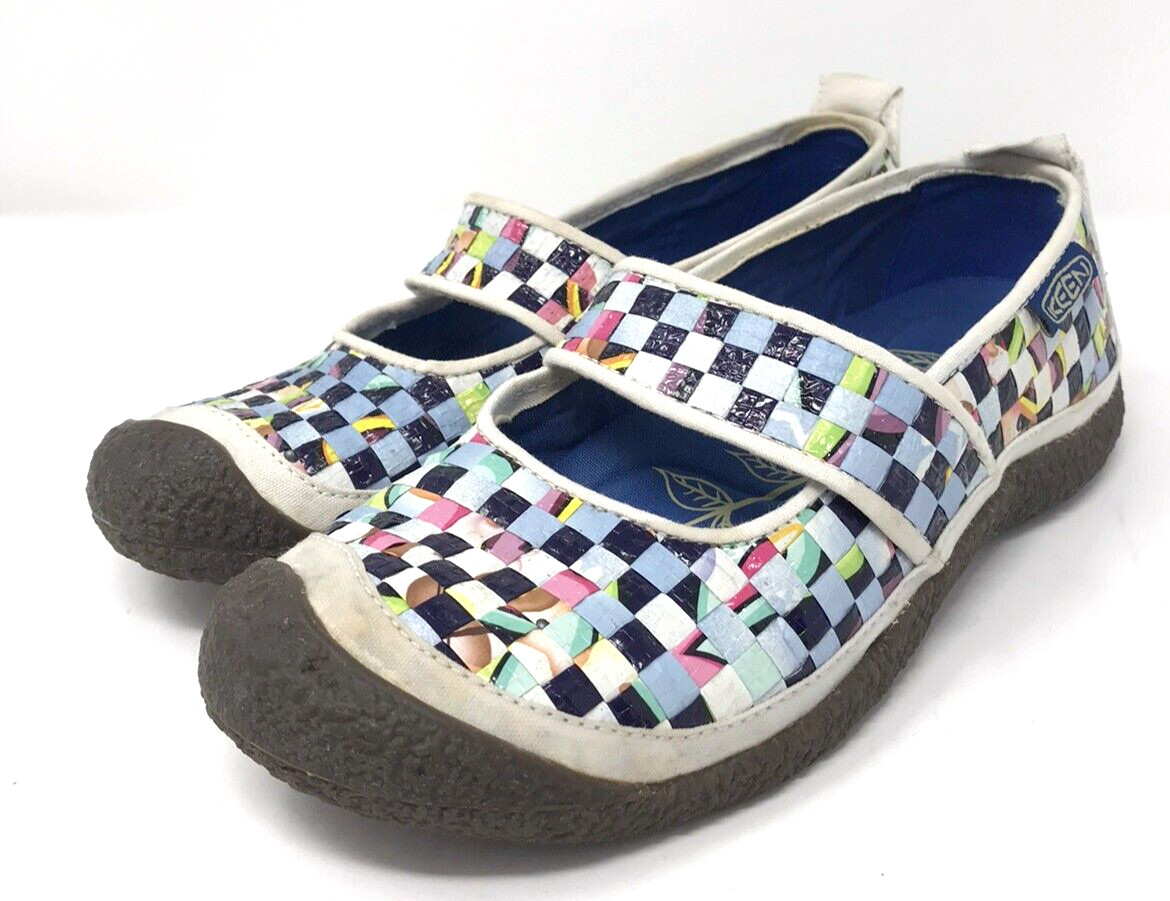 Keen Harvest Woven Rice Bag Mary Jane slip on Limited Edition Woman’s Size 7.5