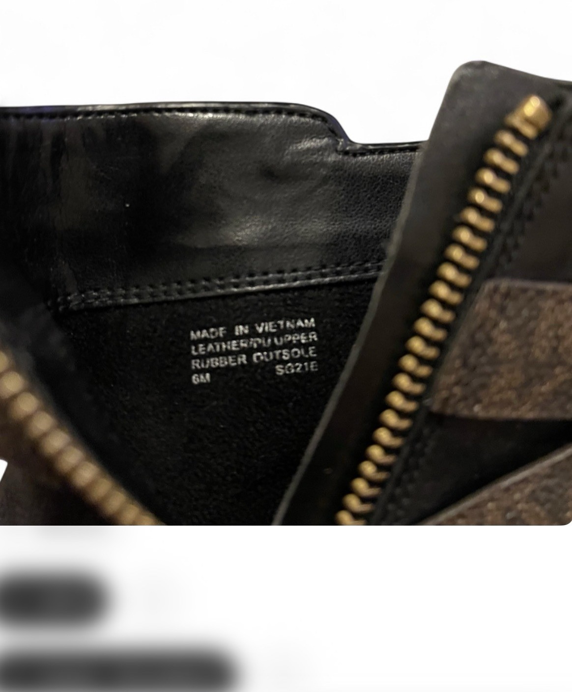 Michael Kors Women’s Black Logo Print Leather Ankle Bootie Zip Closure Size 6M