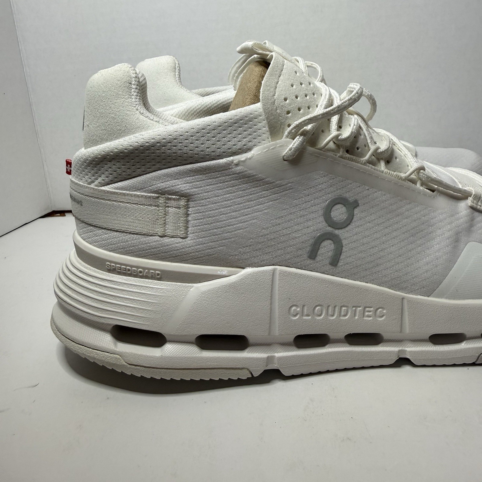 On Cloudnova 2 All White Running Sneakers Women’s Size 9 Medium