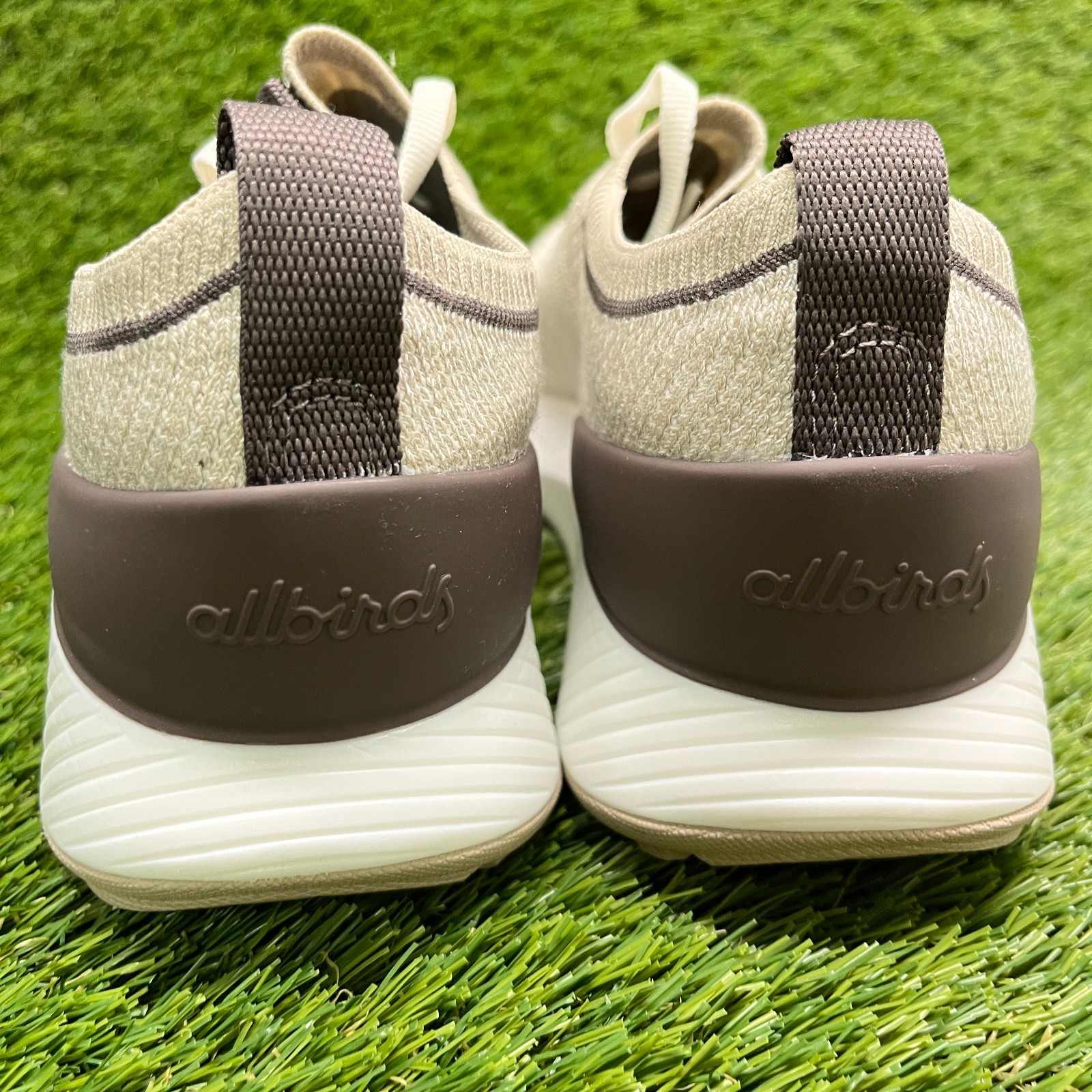 Allbirds Tree Glider Womens Size 9 Beige Brown Athletic Running Shoes Sneakers