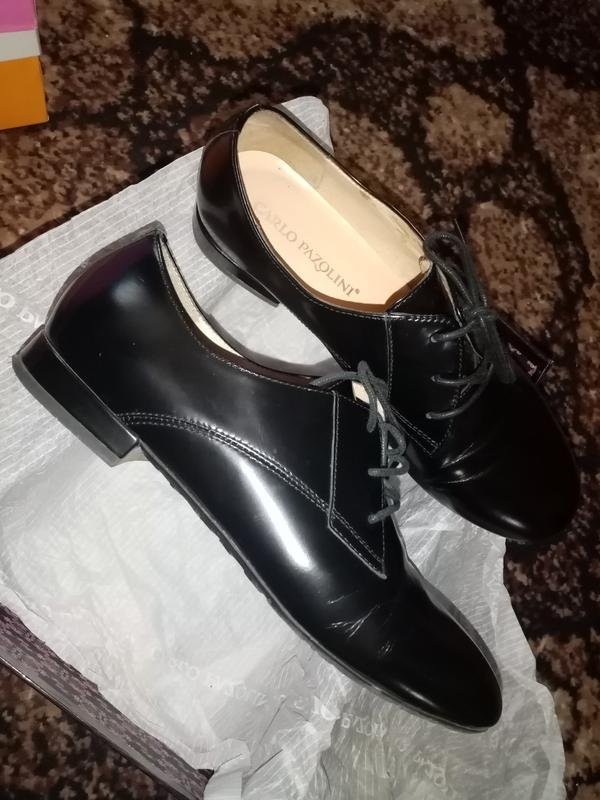 Women Carlo Pazolini heels black leather 36.5 #113L