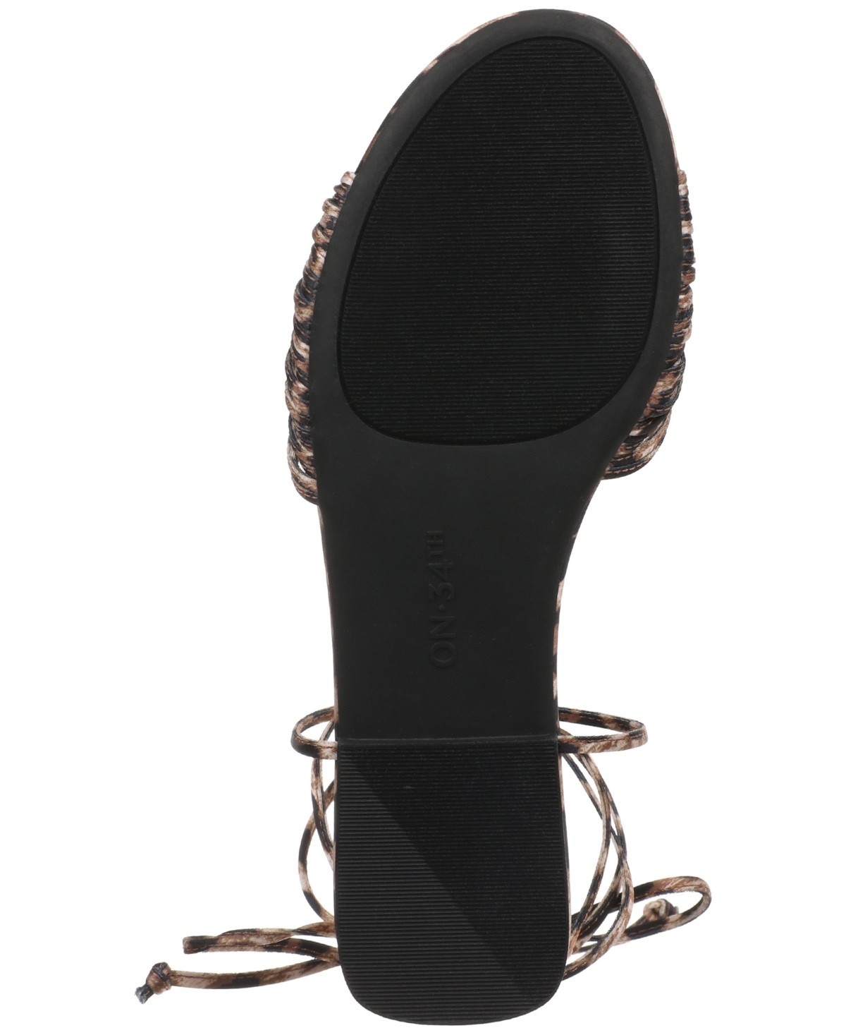 On 34th Women’s Jenniee Knot Flat Sandals, Exclusively at Macy’s – Leopard