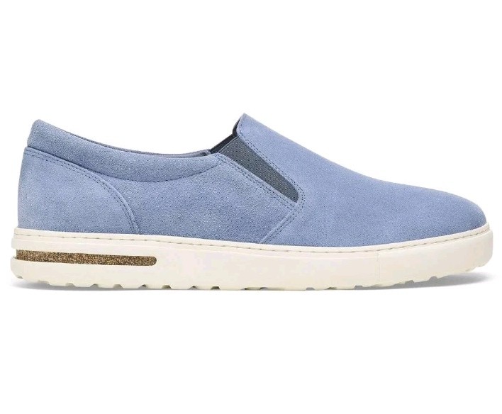 🆕 Birkenstock Oswego Suede Leather shoes Elemental Blue EU 37 US Women 6-6.5