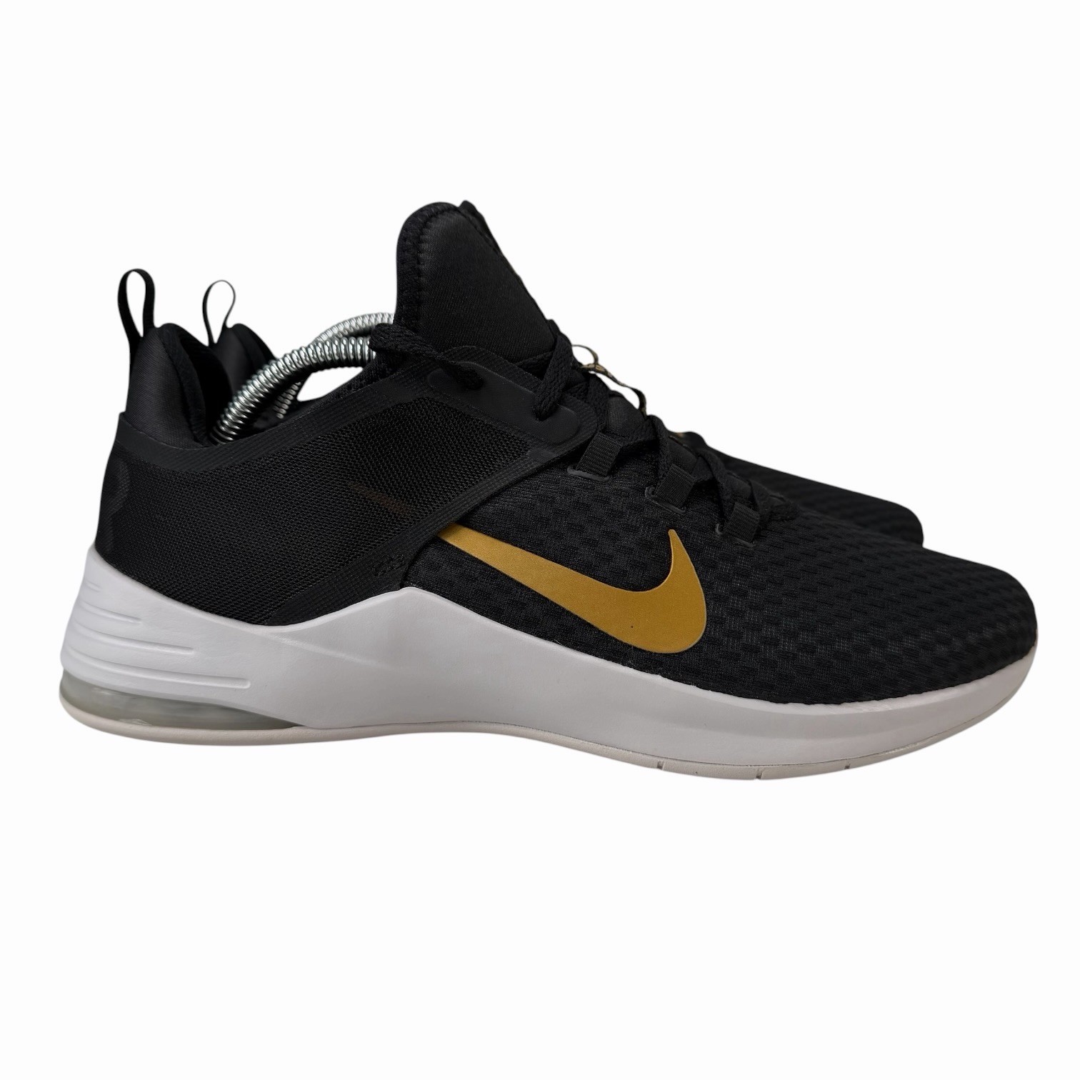 Nike Air Max Bella TR 2 Black Gold Grey Shoes AQ7492-001 Women’s Size 11
