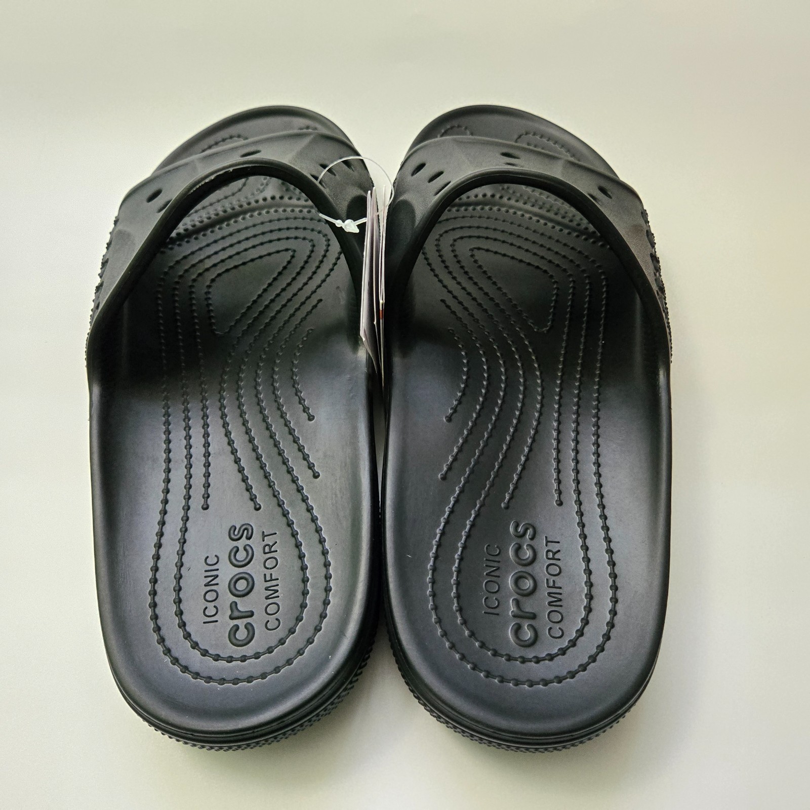 Crocs Baya II Slide Sandals M6/W8, M11 Black New With Polybag Comfort Shoes