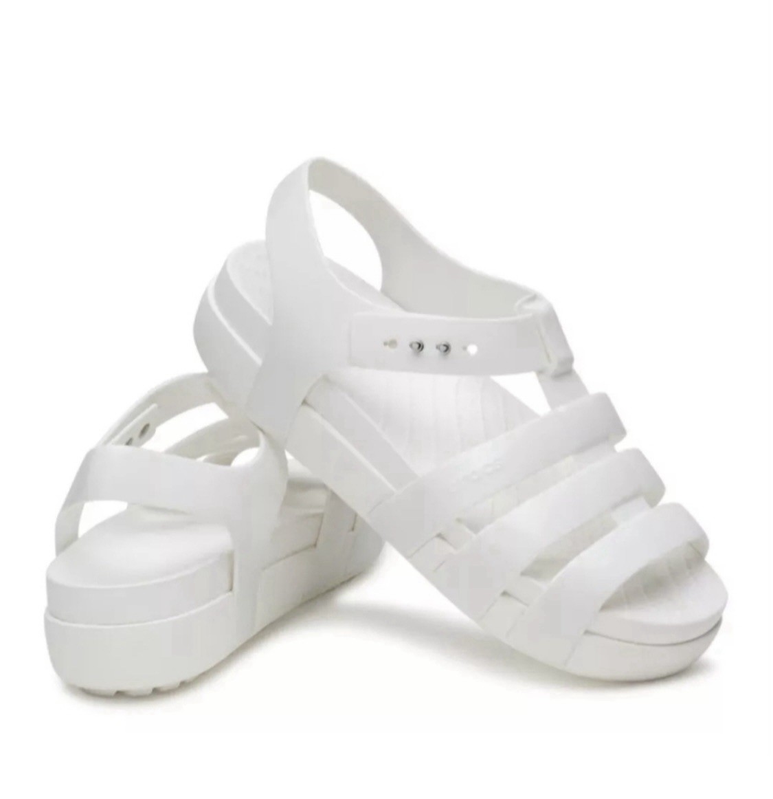 Crocs Women’s Splash Glossy Fisherman Women Sandals size 8