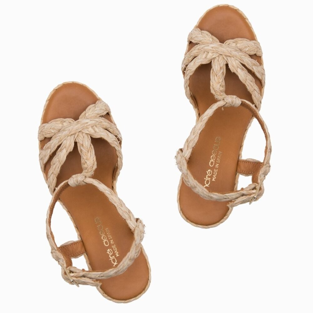 André Assous Madina Espadrille Wedge Shoes Women’s Size EU 36 US 5.5 $279