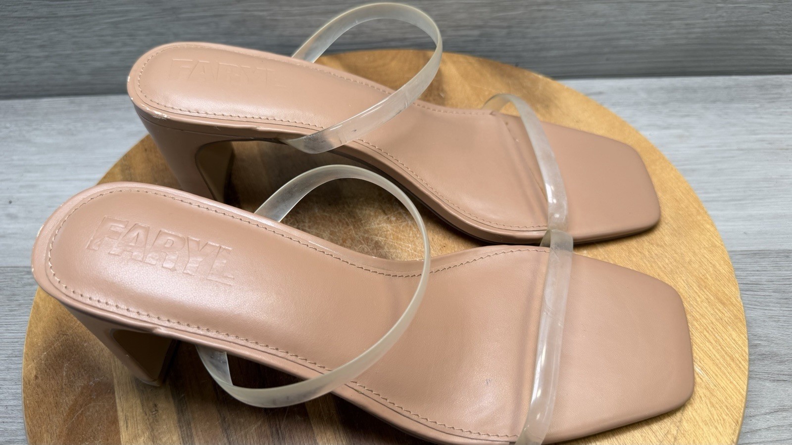 Faryl by Farylrobin Andie Womens Sandal Sz 9.5 M Natural Sand