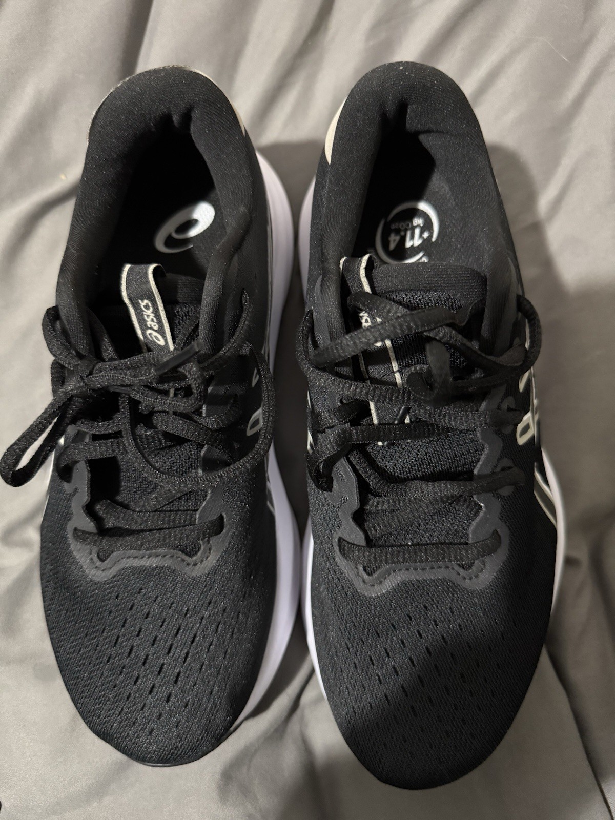 ASICS GEL-EXCITE 11 Men’s Black/White Lace-Up Low Top Athletic Sneakers