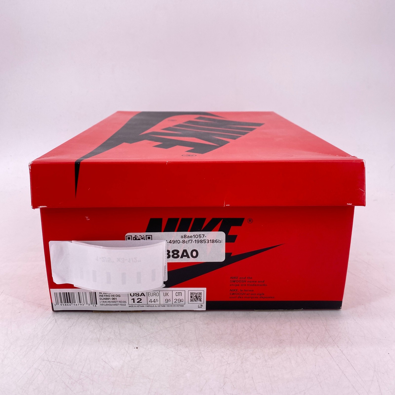 Air Jordan (W) 1 Retro High OG «VARSITY RED» 2022 – Size 12W – dj4891 061 (141..