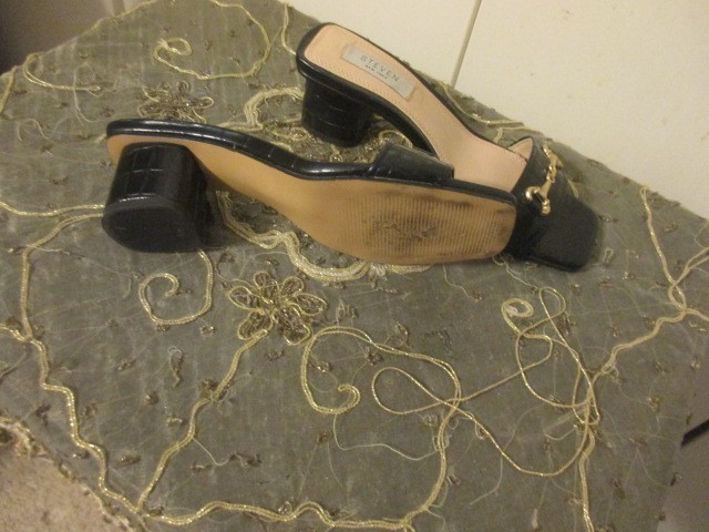 STEVEN NEW YORK SANDALS BLK 6M