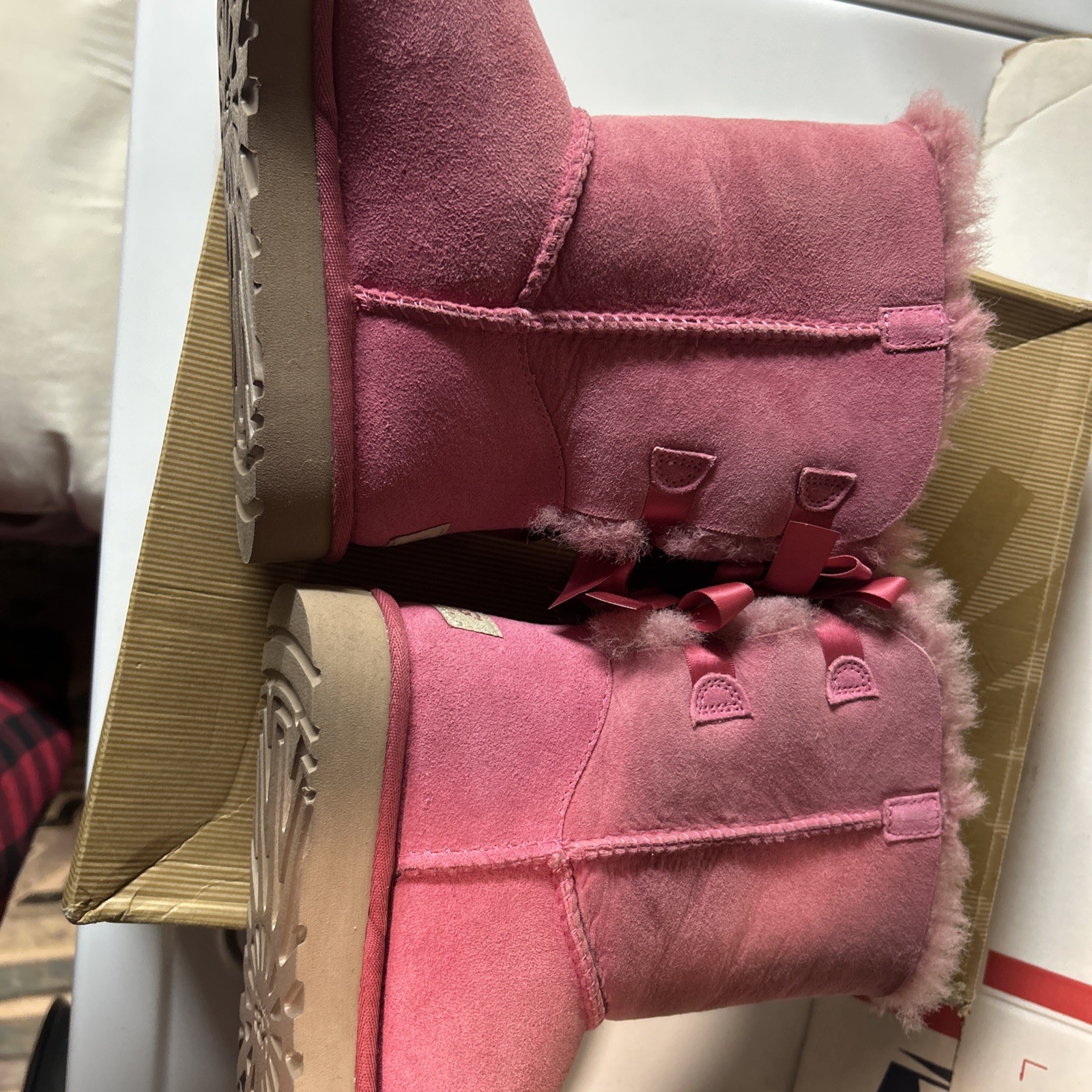 Ugg Australia Bailey Bow Sheepskin Boots Women’s Size US 7 (1002954) DDR